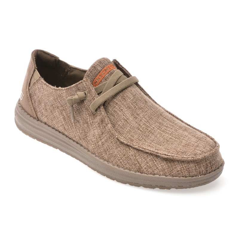 Mocasini SKECHERS maro, MELSON, din material textil