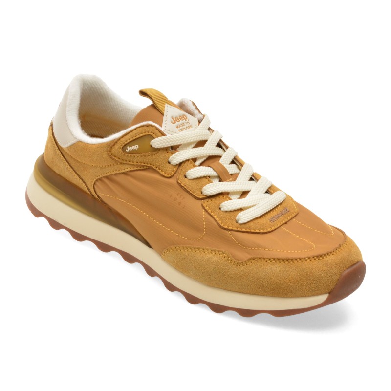 Pantofi sport JEEP maro, 61020, din material textil