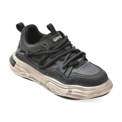 Pantofi sport GRYXX negri, 1288, din piele naturala