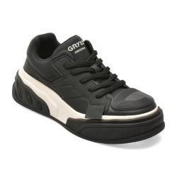 Pantofi sport GRYXX negri, 66608, din piele naturala