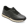 Pantofi sport OTTER negri, 63512, din piele naturala