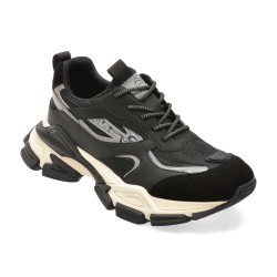 Pantofi sport GRYXX negri, 11003, din piele naturala