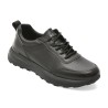 Pantofi sport EPICA negri, 63026, din piele naturala