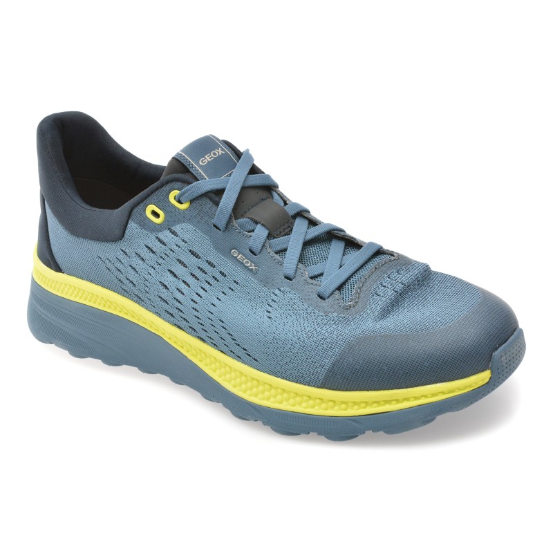 Pantofi sport GEOX albastri, U65HUB, din material textil