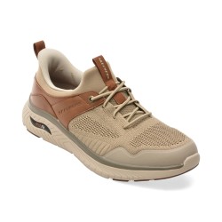 Pantofi sport SKECHERS gri, ARCH FIT CROSSER, din material textil