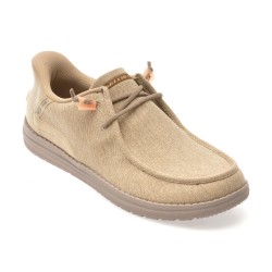 Mocasini SKECHERS gri, MELSON, din material textil
