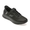 Pantofi sport SKECHERS negri, GO WALK FLEX, din material textil