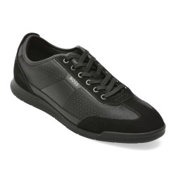 Pantofi sport BOSS negri, 7877, din material textil
