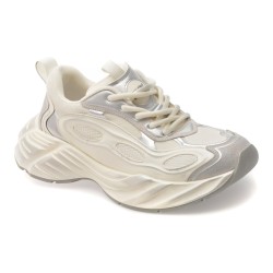 Pantofi sport GRYXX albi, 66607, din material textil