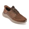 Pantofi sport SKECHERS maro, GARNER, din material textil