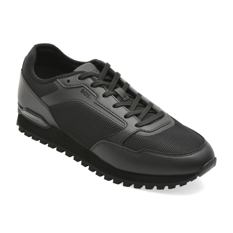 Pantofi sport BOSS negri, 7903, din material textil