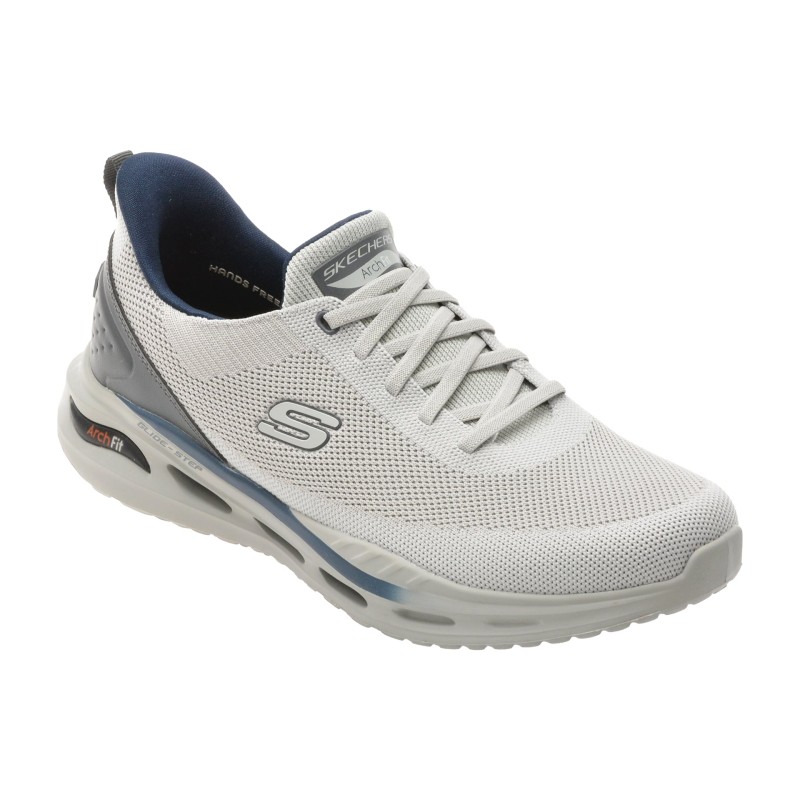 Pantofi sport SKECHERS gri, ARCH FIT ORVAN, din material textil