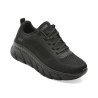 Pantofi sport SKECHERS negri, BOBS B FLEX HI, din material textil