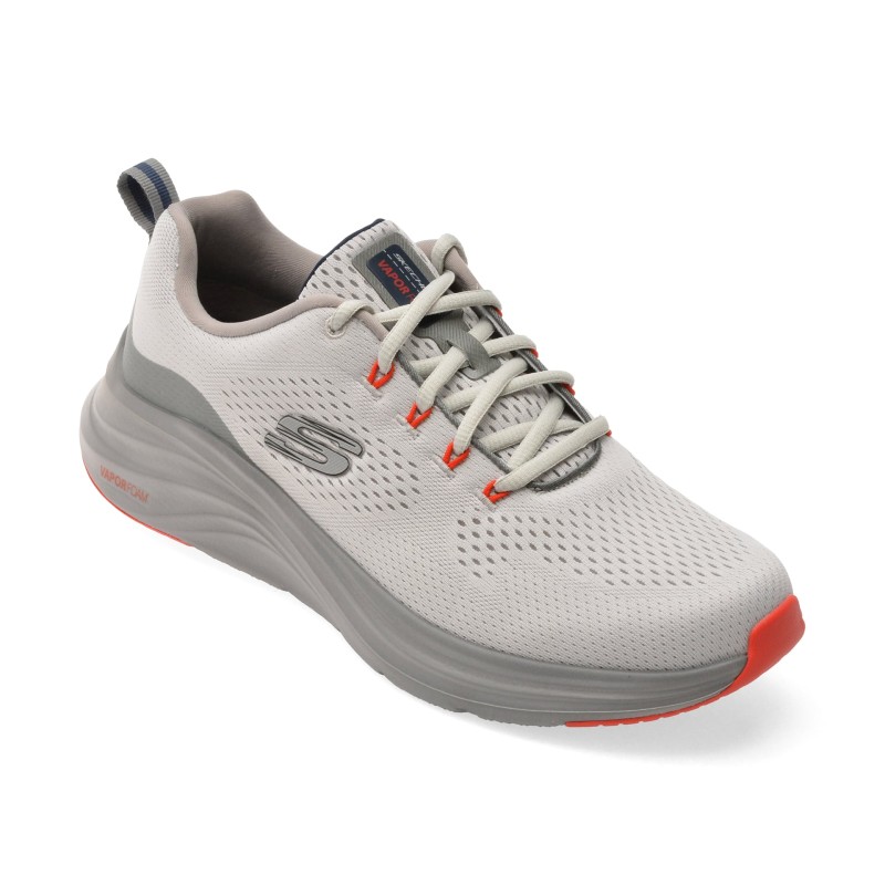 Pantofi sport SKECHERS gri, VAPOR FOAM, din material textil