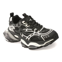 Pantofi sport GRYXX negri, 66601, din material textil