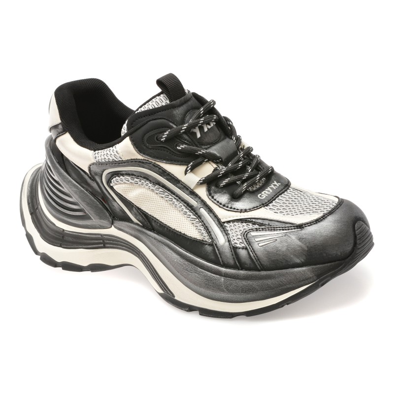 Pantofi sport GRYXX negri, 66613, din material textil