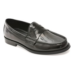 Mocasini ALDO negri, LUDOVIK 001, din piele naturala