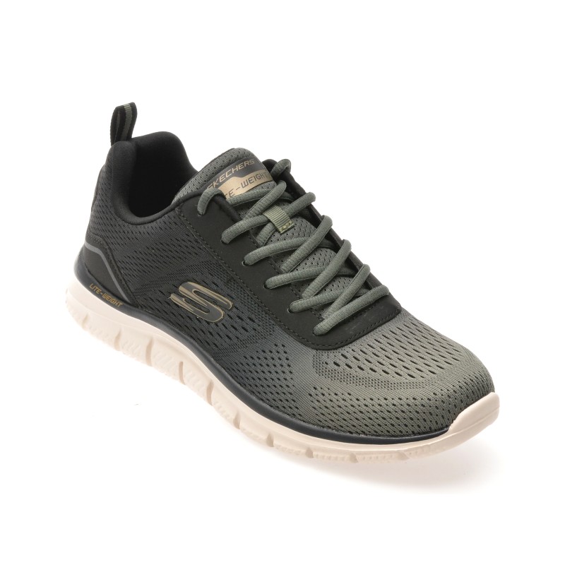 Pantofi sport SKECHERS kaki, TRACK, din material textil