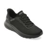 Pantofi sport SKECHERS negri, BOBS SQUAD CHAOS, din material textil