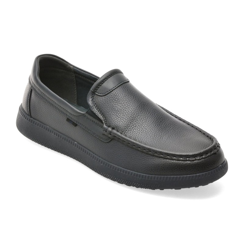 Mocasini OTTER bleumarin, FM60012, din piele naturala