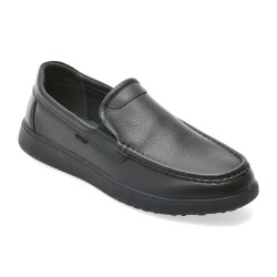 Mocasini OTTER bleumarin, FM60012, din piele naturala