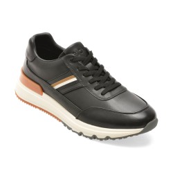Pantofi sport EPICA negri, 59237, din piele naturala