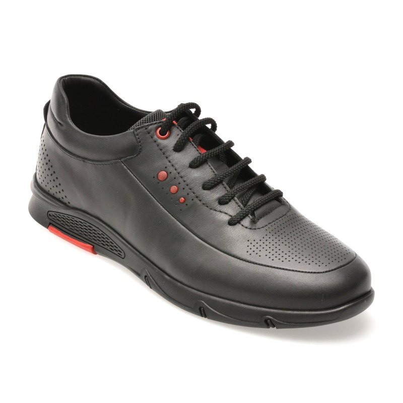 Pantofi sport BITE THE BULLET negri, CASPER 12, din piele naturala
