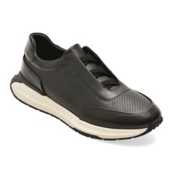 Pantofi sport EPICA negri, 59875, din piele naturala