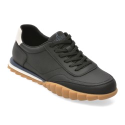 Pantofi sport CARIBU negri, V260007, din piele naturala