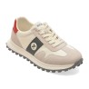 Pantofi sport GRYXX albi, 58373, din material textil si piele naturala