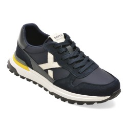 Pantofi sport GRYXX bleumarin, 58636, din material textil si piele naturala
