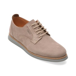 Pantofi OTTER gri, A35, din nabuc