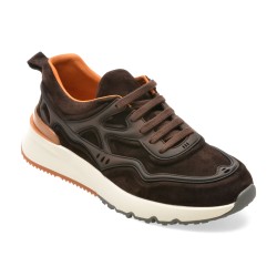 Pantofi sport EPICA maro, 215LE, din piele intoarsa