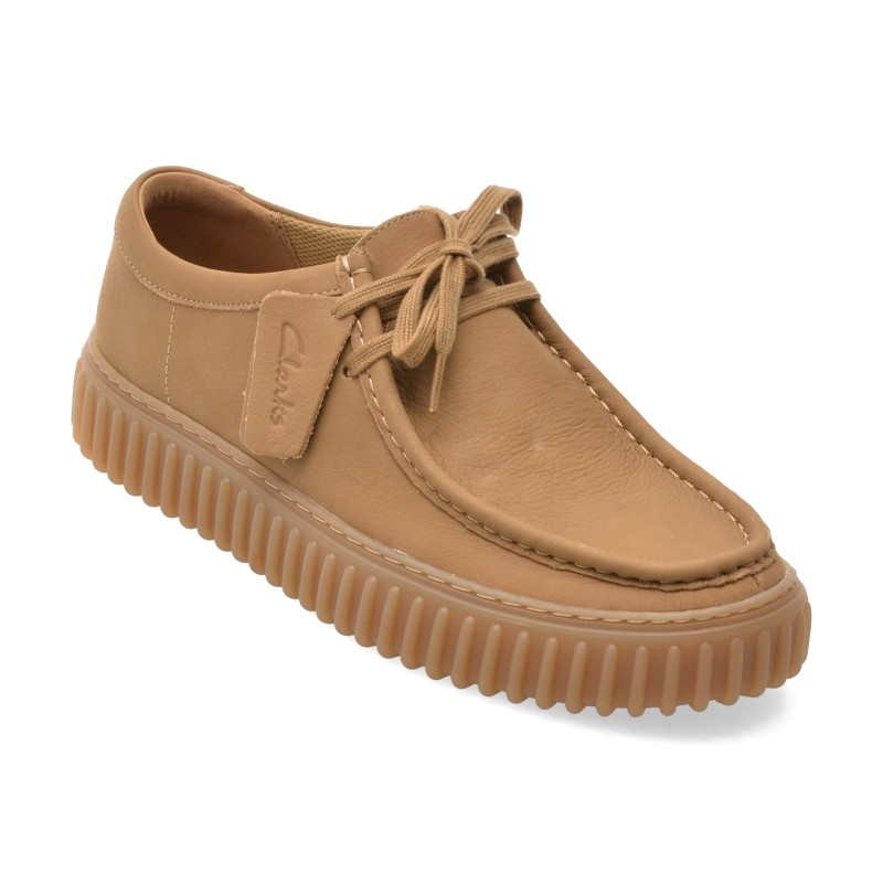 Mocasini CLARKS gri, TORHILL LO, din piele naturala