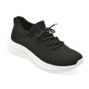 Pantofi sport BITE THE BULLET alb-negru, CL603, din material textil