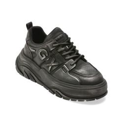 Pantofi sport GRYXX negri, 11028, din piele naturala
