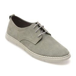 Pantofi BITE THE BULLET gri, 1823, din nabuc