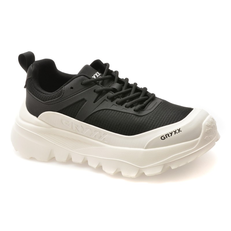 Pantofi sport GRYXX negri, 9867, din material textil