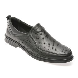 Mocasini SHOWMAN negri, SH8502L, din piele naturala