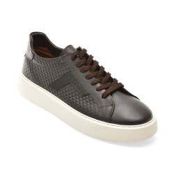 Pantofi sport BITE THE BULLET maro, WB006, din piele naturala