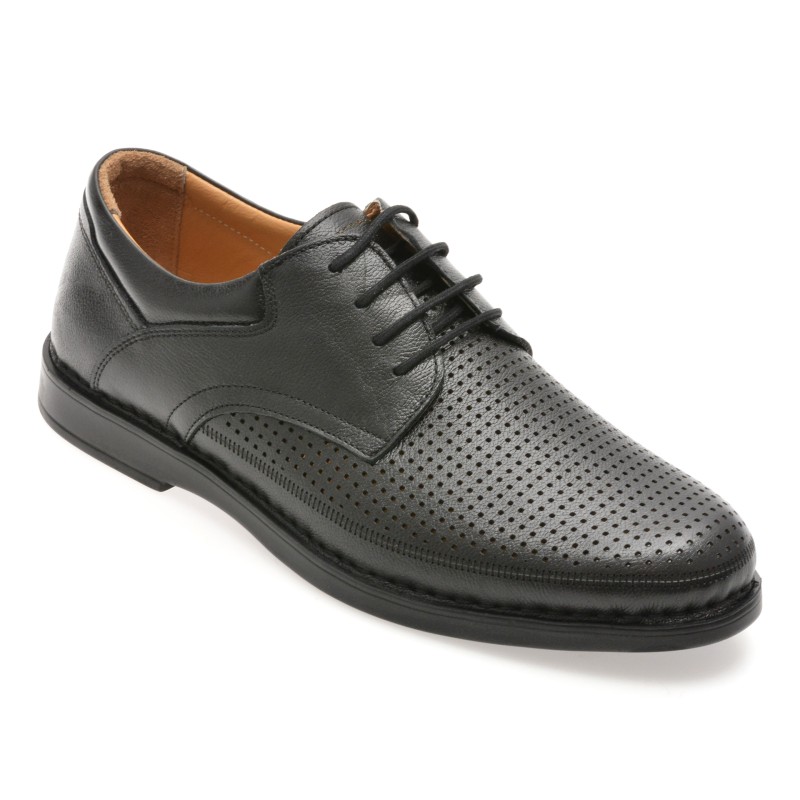 Pantofi SHOWMAN negri, SH5001, din piele naturala