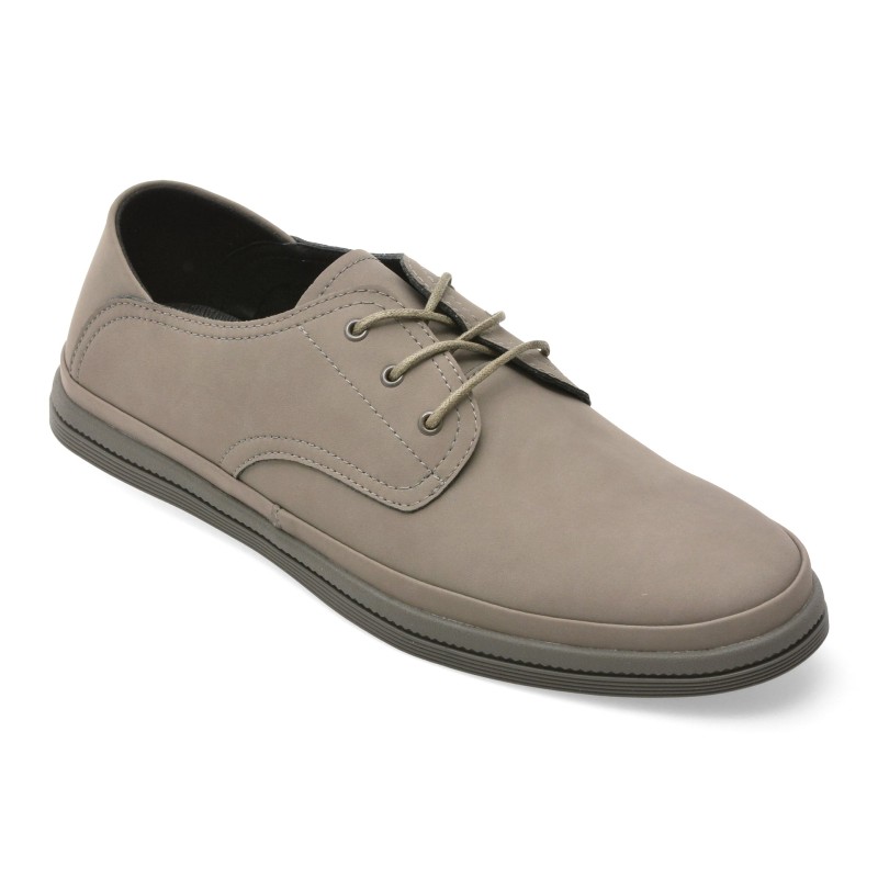 Pantofi OTTER gri, J260013, din piele naturala