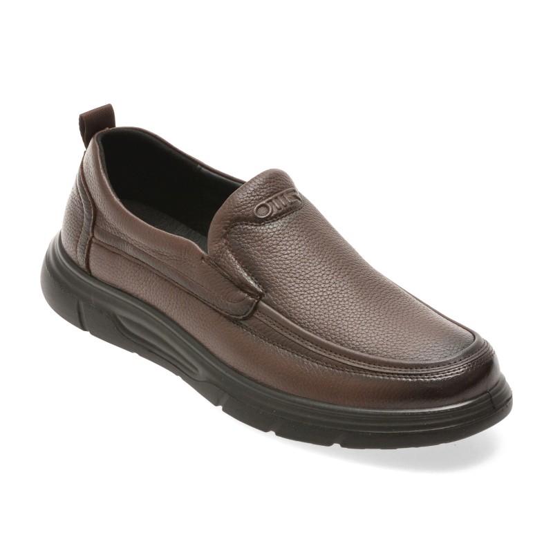 Mocasini OTTER maro, 1959, din piele naturala