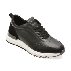 Pantofi sport EPICA negri, 19358, din piele naturala