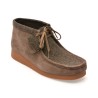 Ghete CLARKS maro, WALLABEE EVO BT, din piele intoarsa