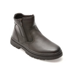 Ghete BITE THE BULLET maro, K191, din piele naturala