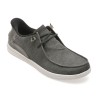 Mocasini SKECHERS gri, MELSON, din material textil