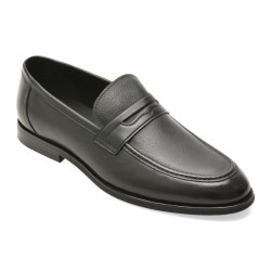 Mocasini eleganti EPICA negri, RT130, din piele naturala