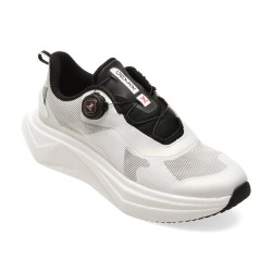 Pantofi sport GRYXX albi, 24122, din material textil