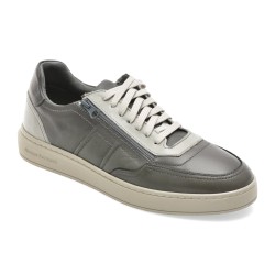 Pantofi sport MARCO BUFFON gri, BF1200, din piele naturala